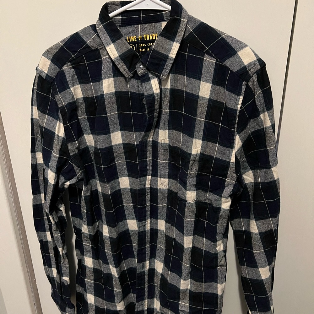 Line of Trade button down flannel size medium
